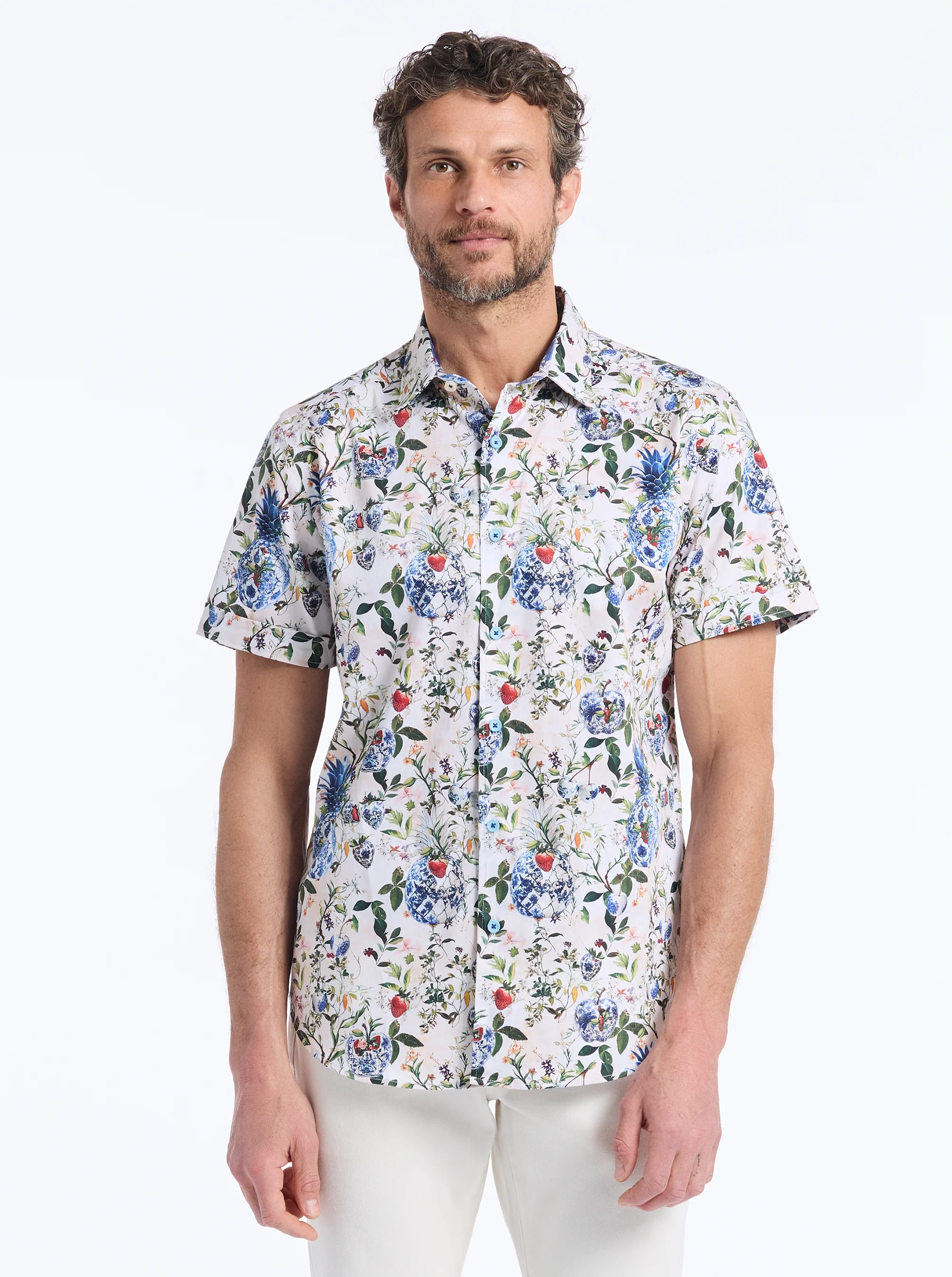 BRIARCLIFF SHORT SLEEVE BUTTON DOWN SHIRT - Image 2