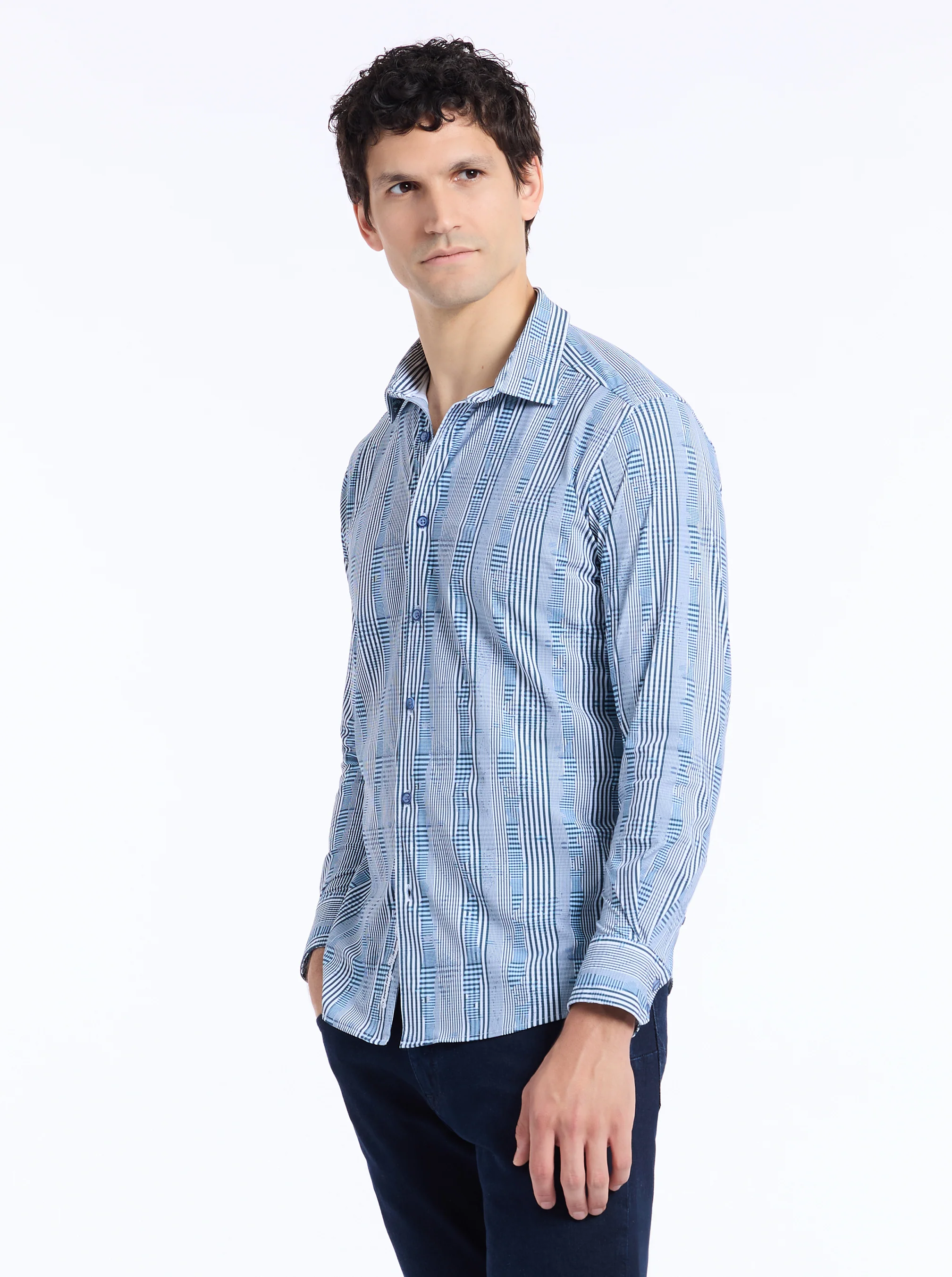 CHARNWOOD LONG SLEEVE BUTTON DOWN SHIRT - Image 6