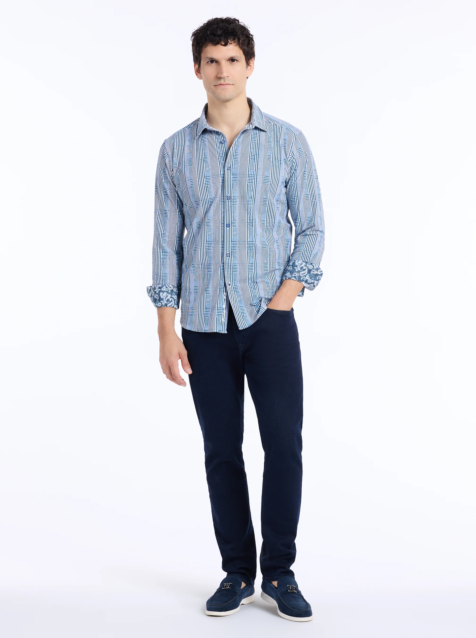 CHARNWOOD LONG SLEEVE BUTTON DOWN SHIRT - Image 7