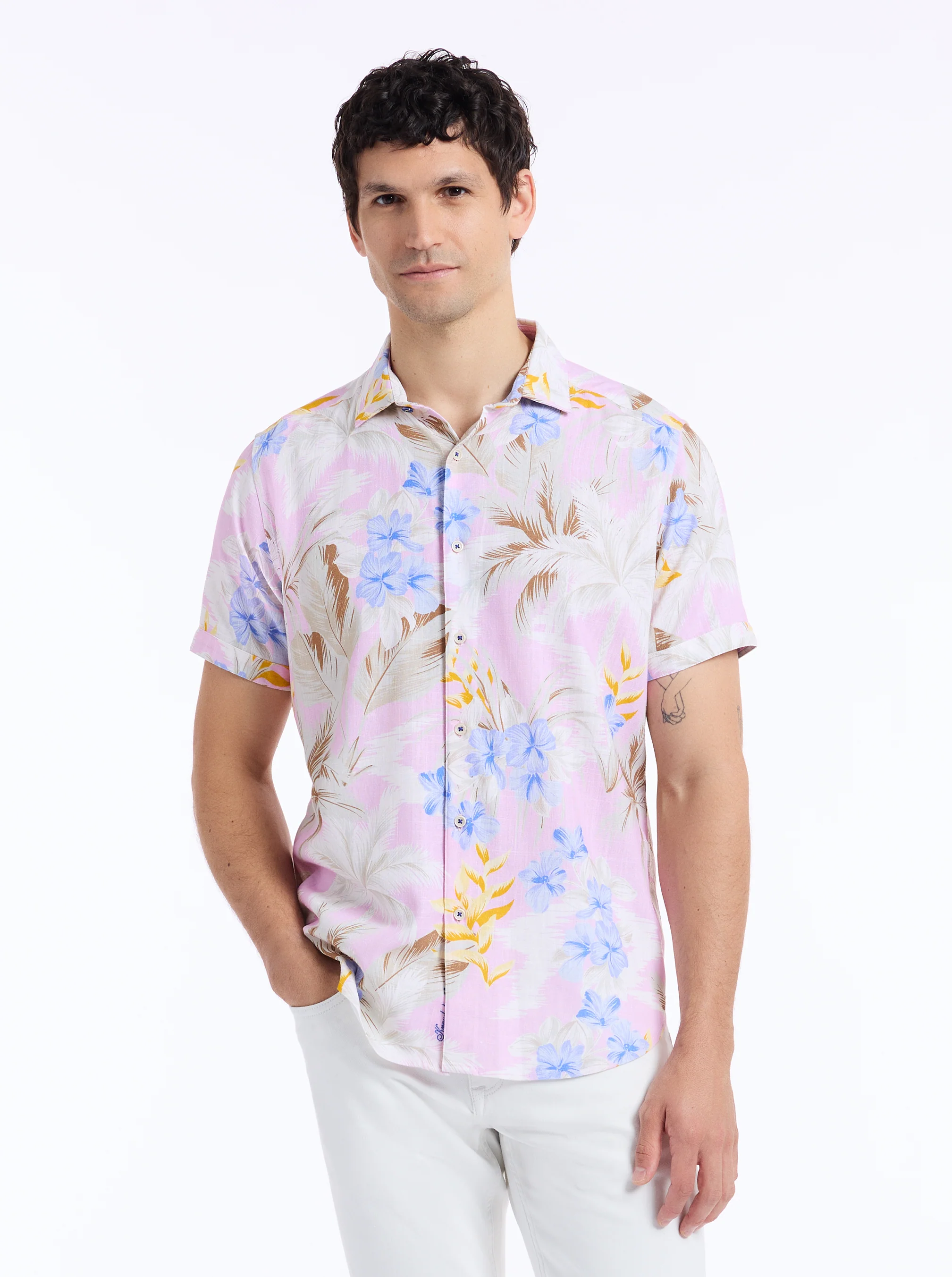 FLETCHER SHORT SLEEVE BUTTON DOWN SHIRT BIG - Image 2