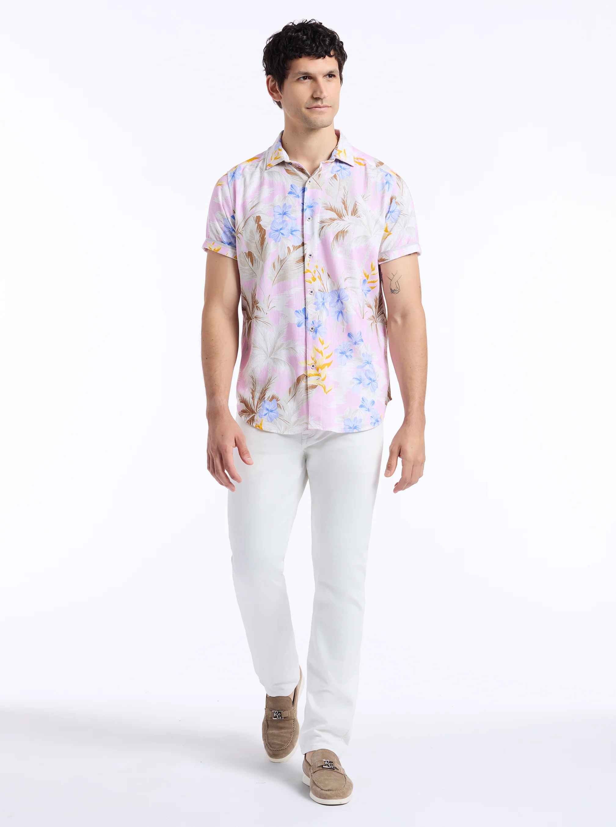 FLETCHER SHORT SLEEVE BUTTON DOWN SHIRT BIG - Image 7