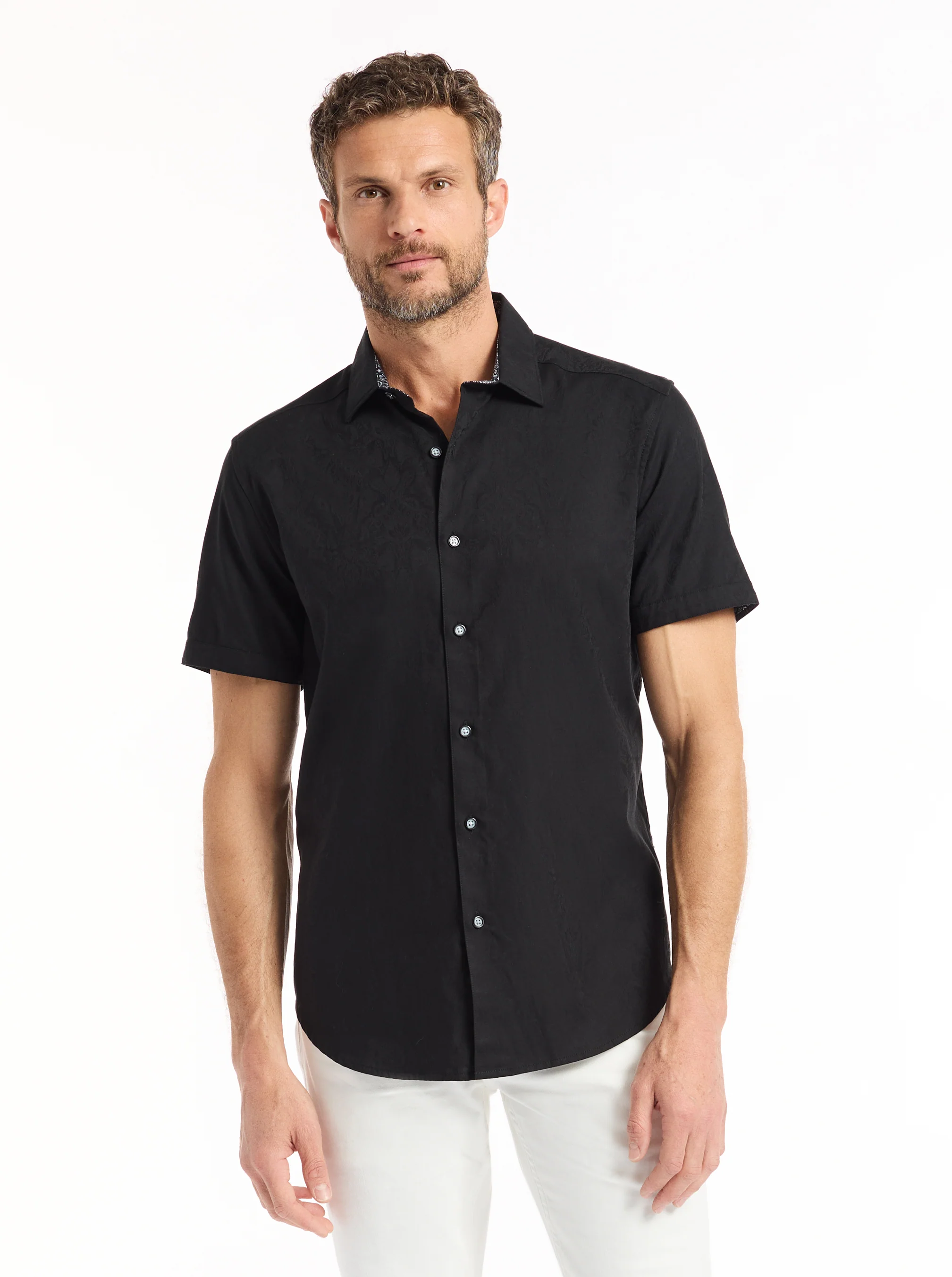 HIGHLAND SHORT SLEEVE BUTTON DOWN SHIRT BIG - Image 16