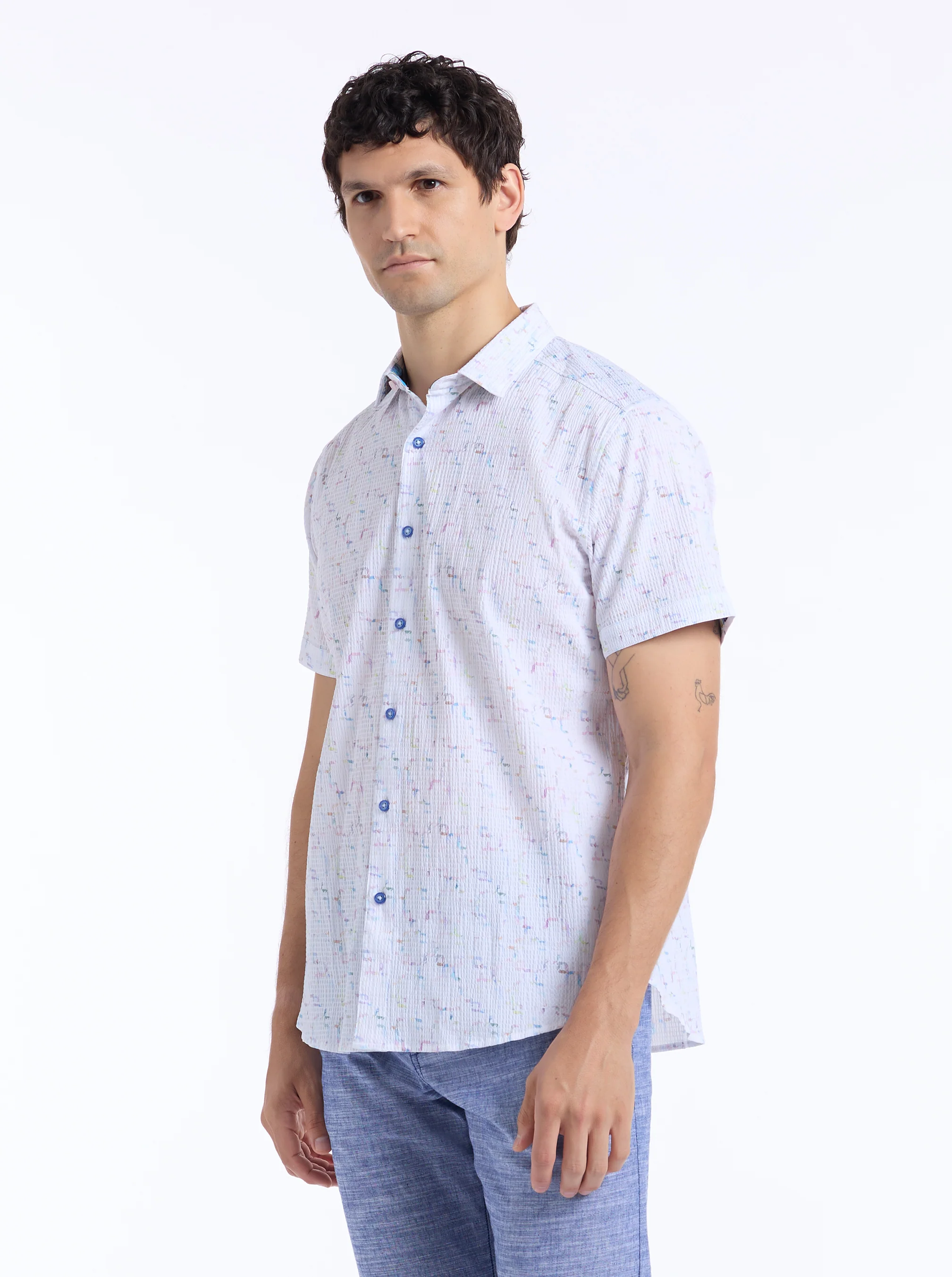 KINGSHOLD SHORT SLEEVE BUTTON DOWN SHIRT BIG - Image 6