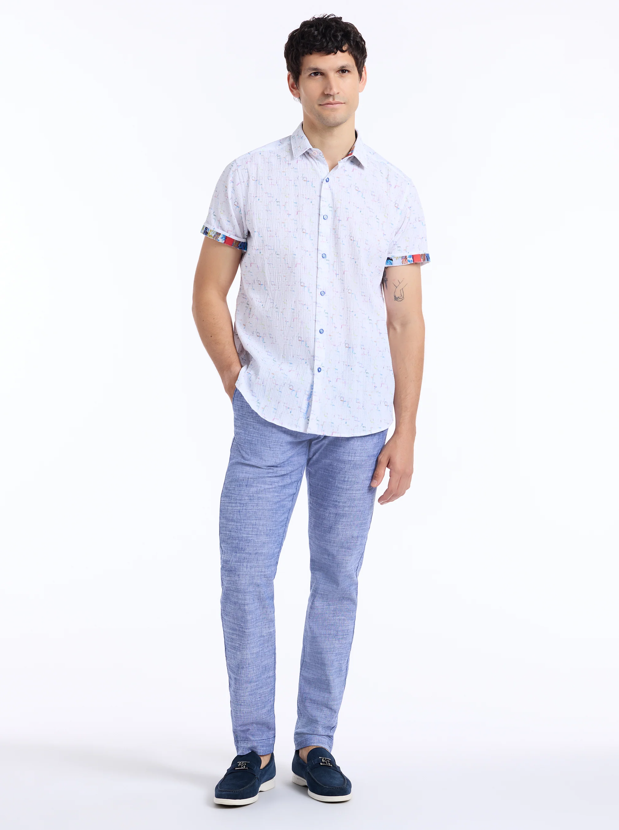KINGSHOLD SHORT SLEEVE BUTTON DOWN SHIRT BIG - Image 7