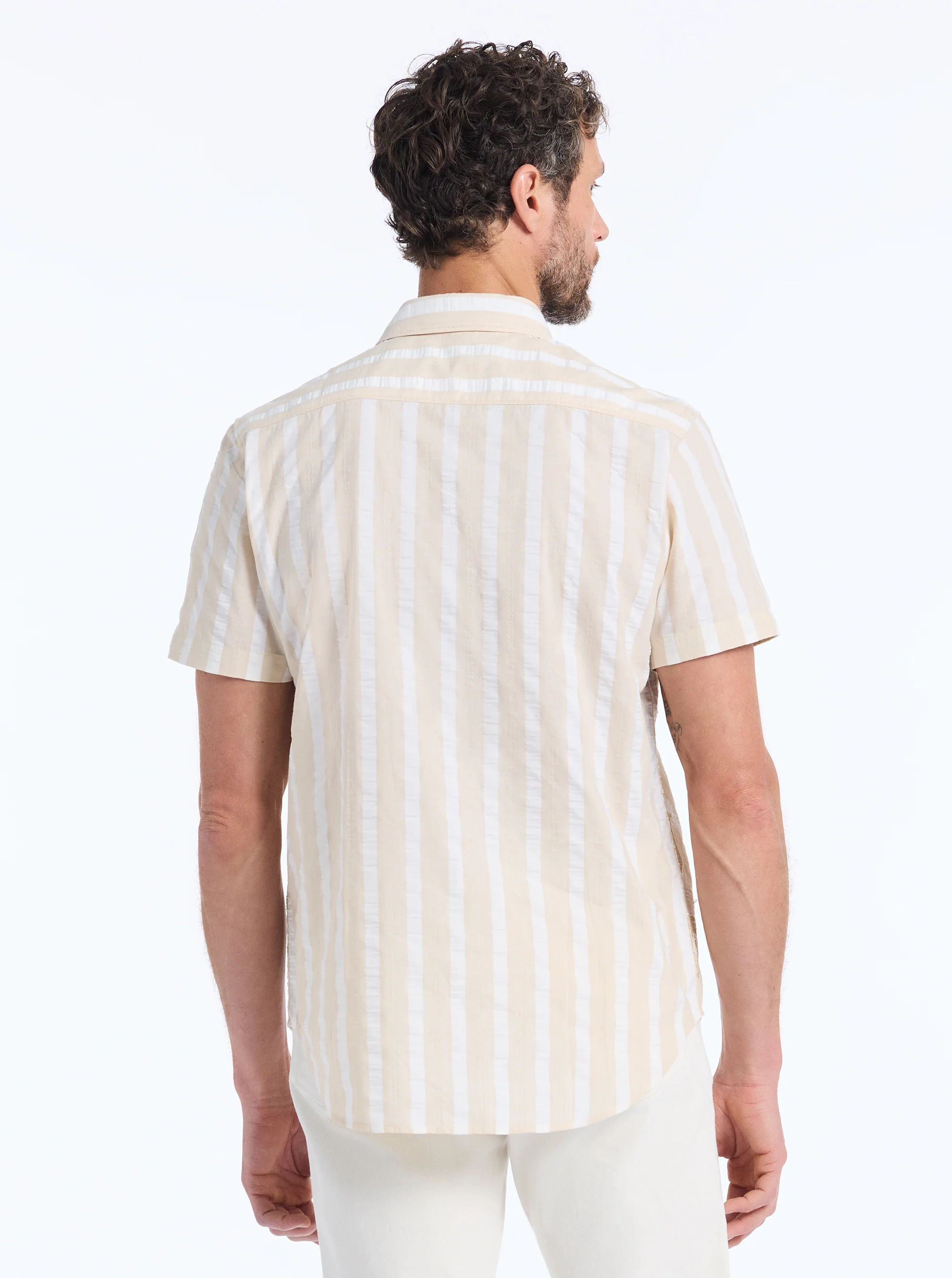 LIMITED EDITION DESERT LEAVES SHORT SLEEVE BUTTON DOWN SHIRT - Image 6