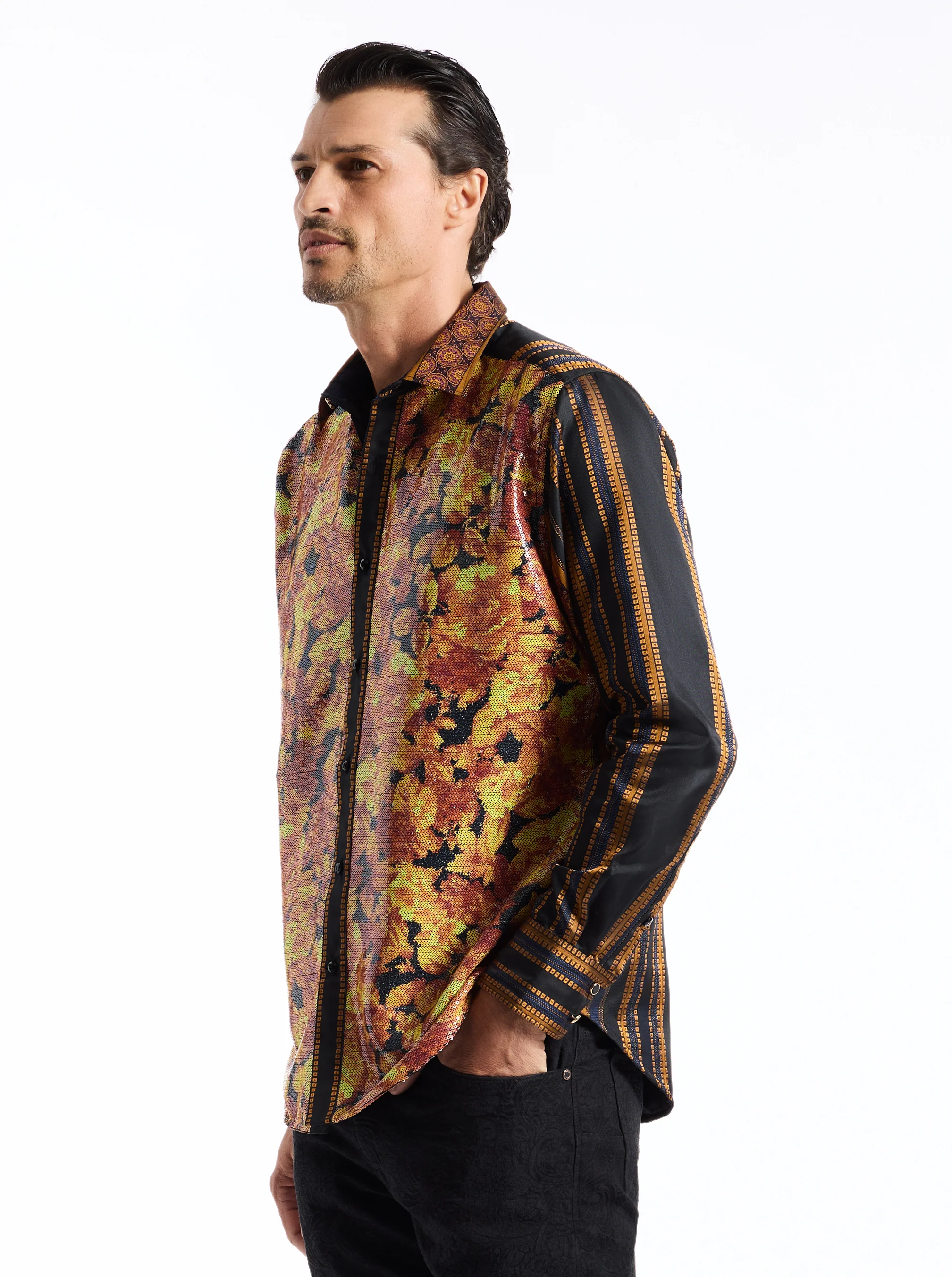 LIMITED EDITION NEVER FALES LONG SLEEVE BUTTON DOWN SHIRT - Image 6