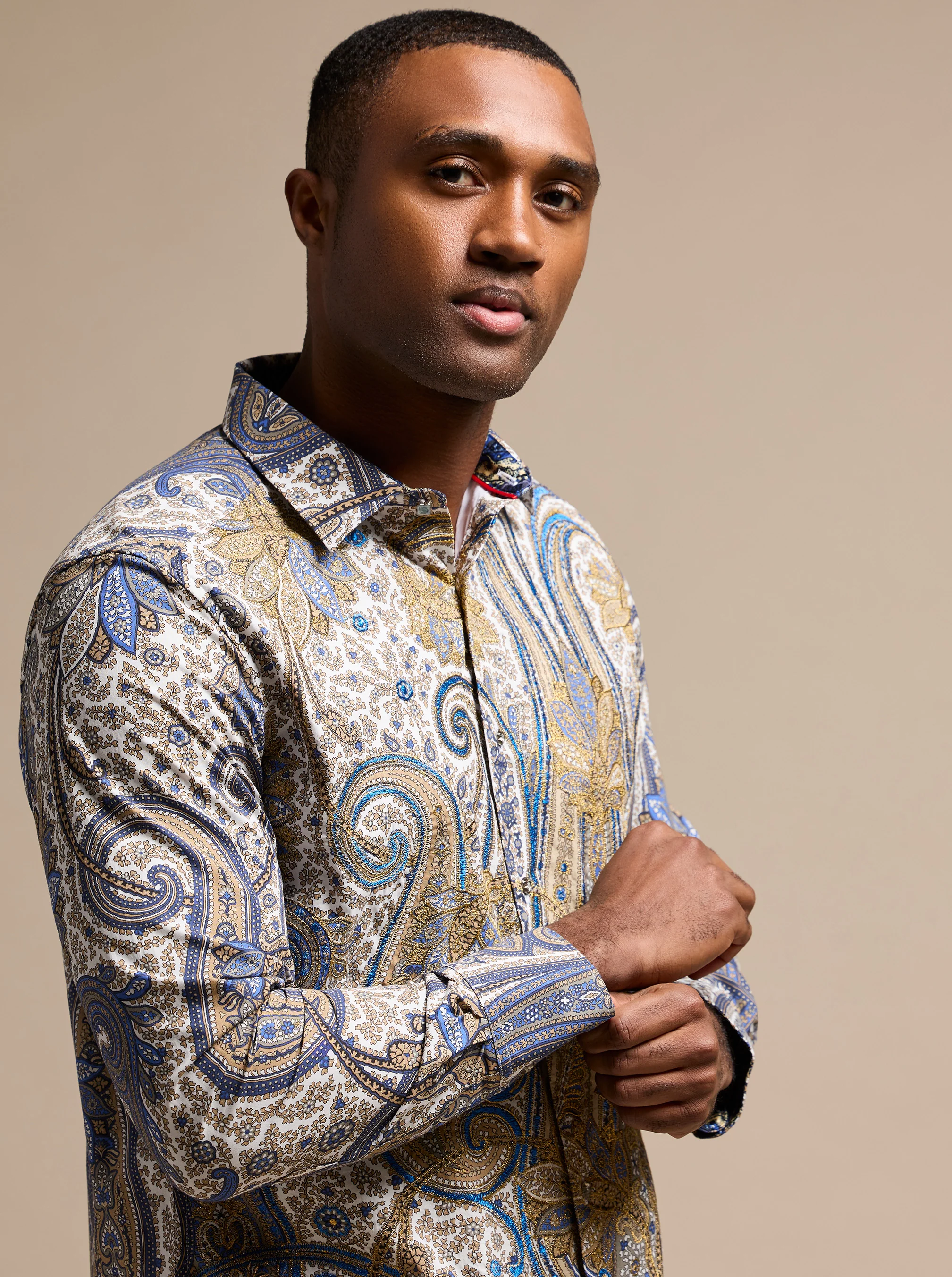 LIMITED EDITION THE LANSKY LOOK LONG SLEEVE BUTTON DOWN SHIRT - Image 5
