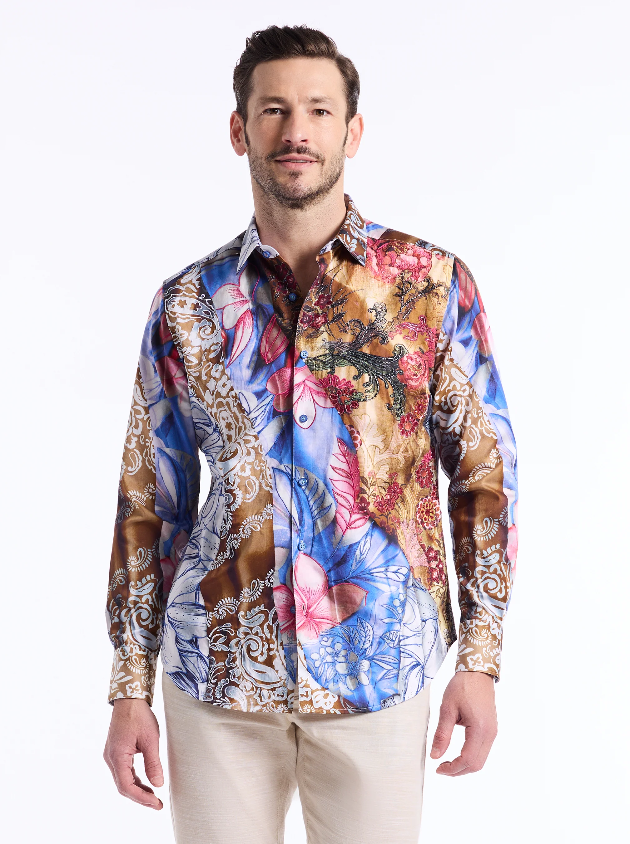 MENDIBURU LONG SLEEVE BUTTON DOWN SHIRT - Image 2