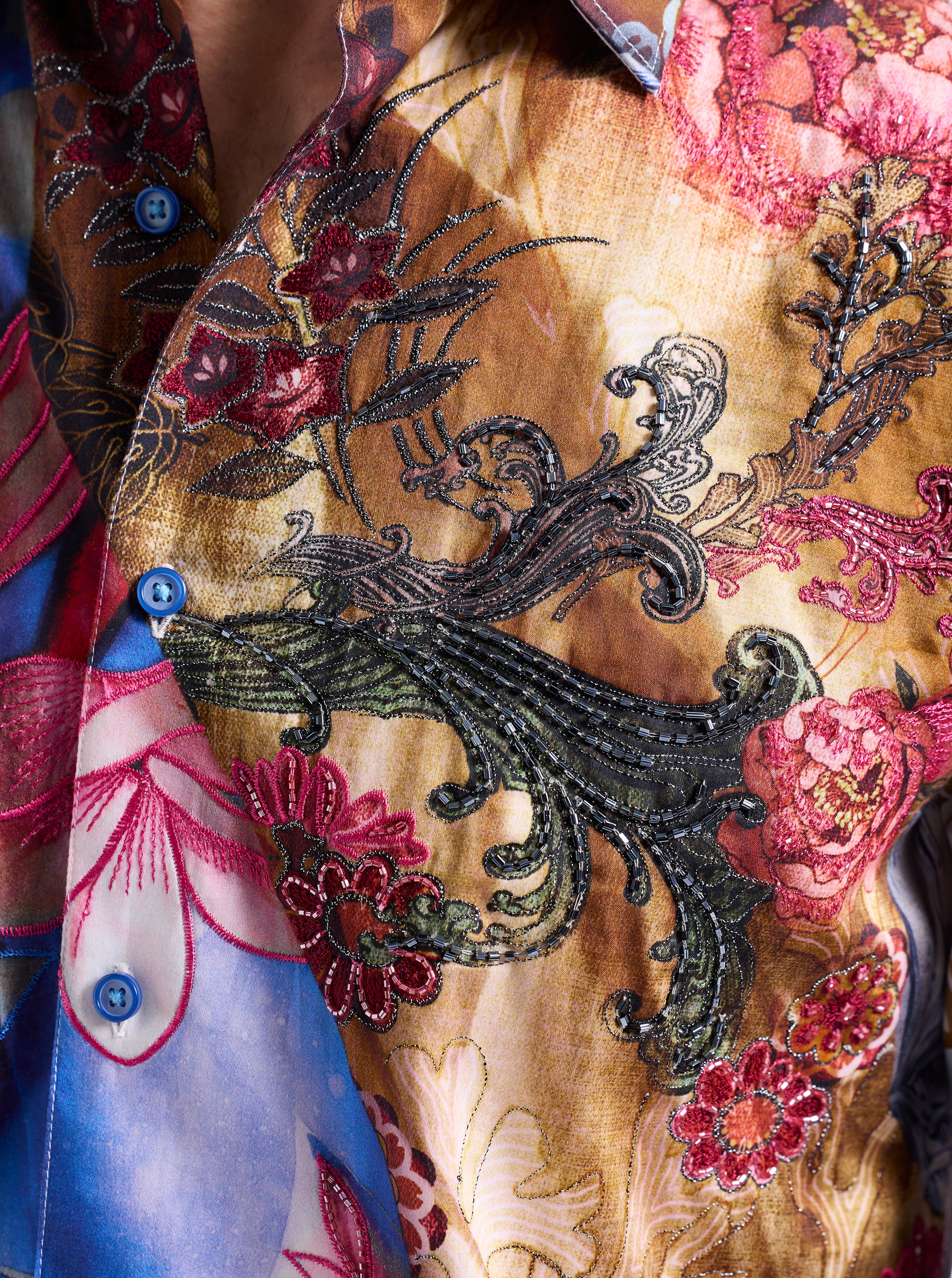 MENDIBURU LONG SLEEVE BUTTON DOWN SHIRT - Image 3