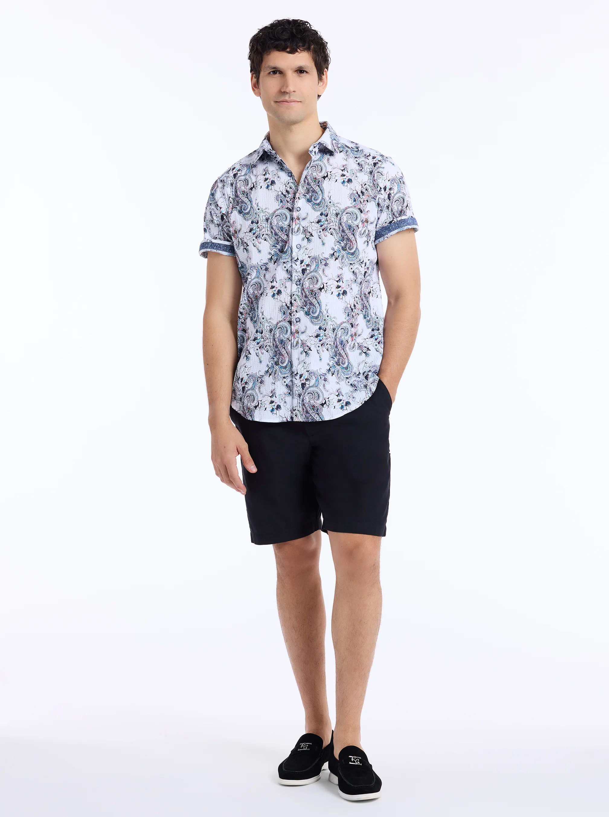PICKWICK SHORT SLEEVE BUTTON DOWN SHIRT - Image 7