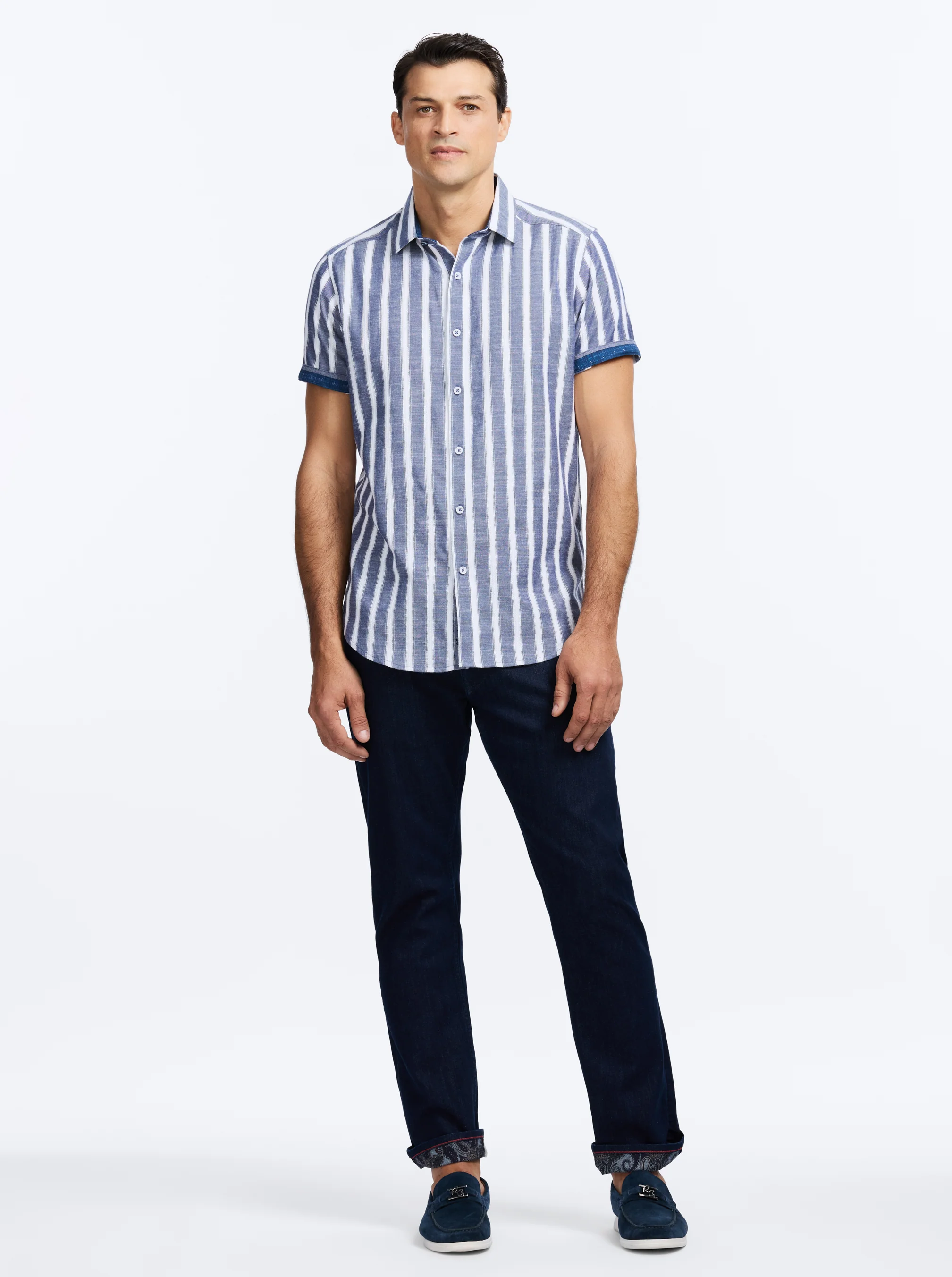 PRESTON SHORT SLEEVE BUTTON DOWN SHIRT - Image 6