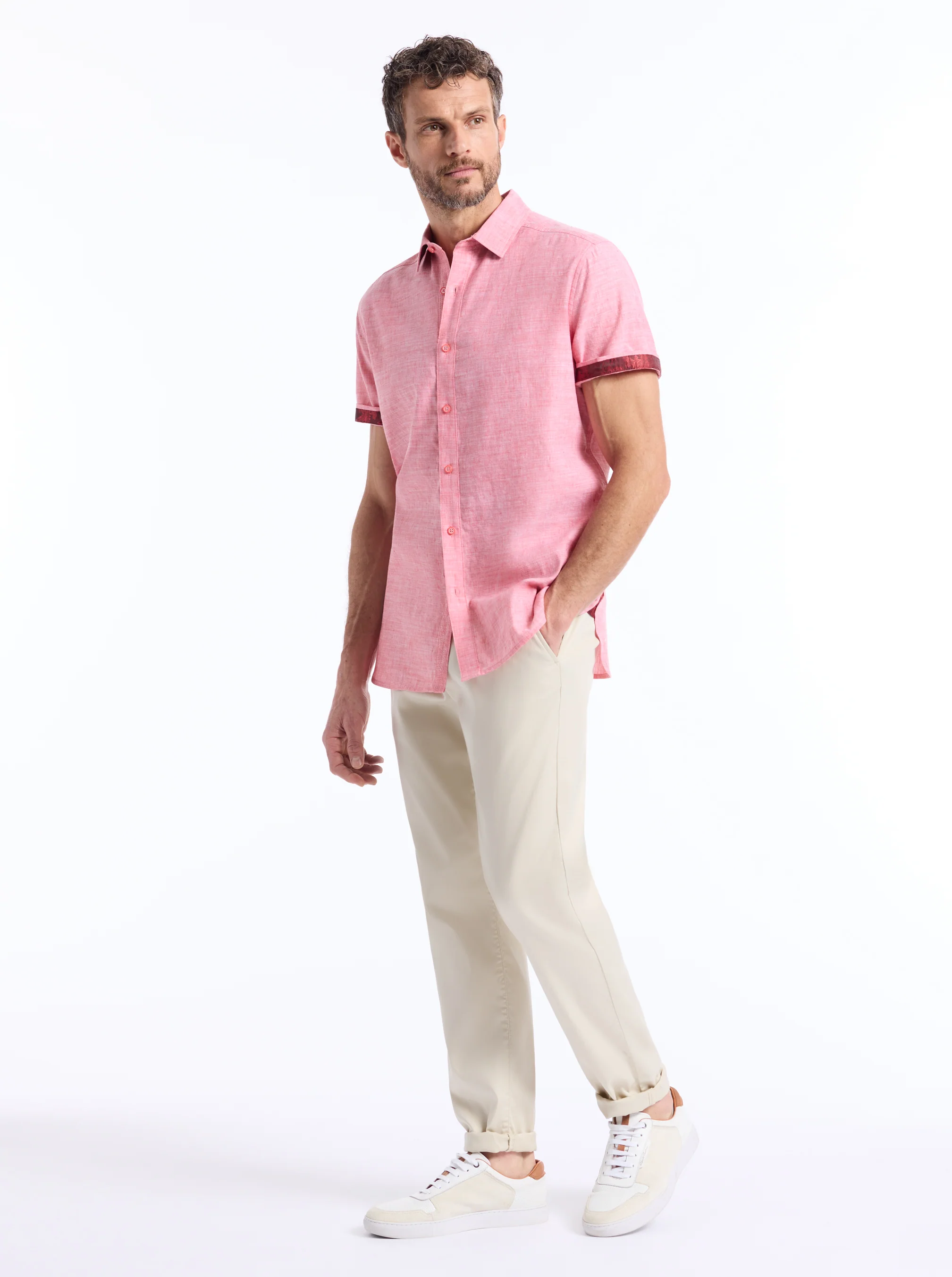 SUTTON SHORT SLEEVE BUTTON DOWN SHIRT - Image 7