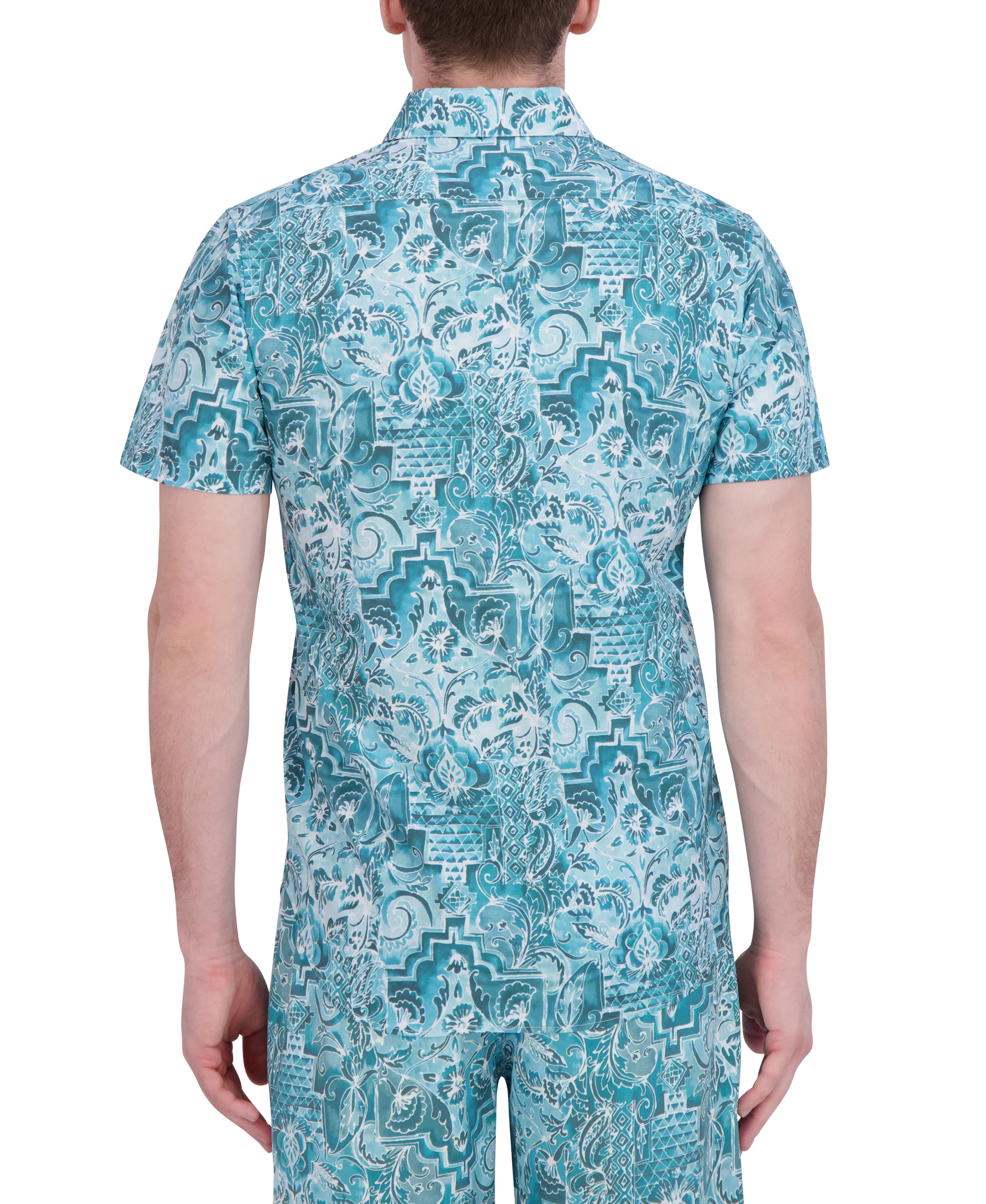 SHORT SLEEVE BUTTON DOWN SHIRT - Image 2